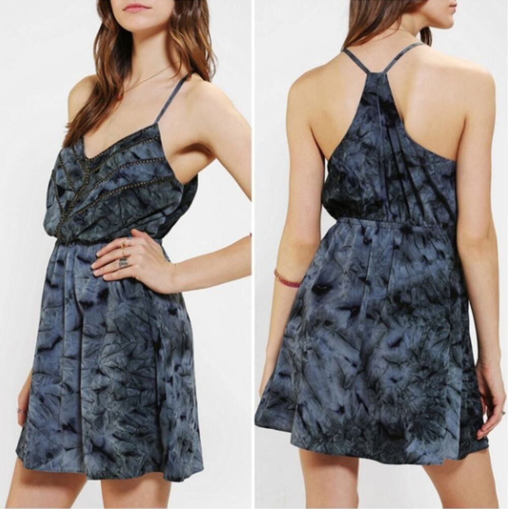 Urban Outfitters Ecote Lily Studded Strappy Dress Size Small